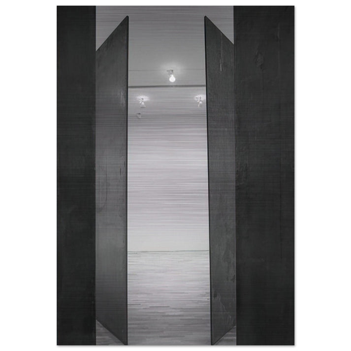 CIRCUIT II 1972 - Richard Serra Brushed Aluminum Print - 70x100 cm / 28x40 inches | Richard Serra Aluminum Print | Richard Serra Prints