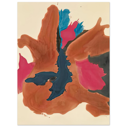 Helen Frankenthaler - Pink Lady, 1963- Wall Art - 21x29.7 cm / 8x12" - Fine Art Poster - -