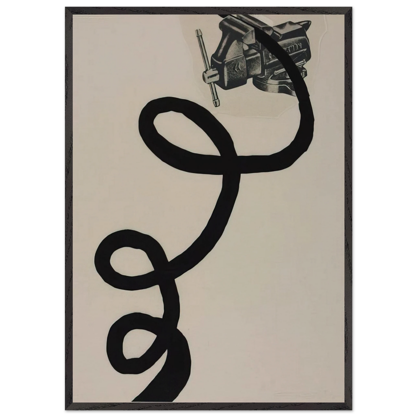 TOOL BOX 9 1966 - Jim Dine Framed Art Print – Black Wooden Frame - Default Title - -Framed Art Print