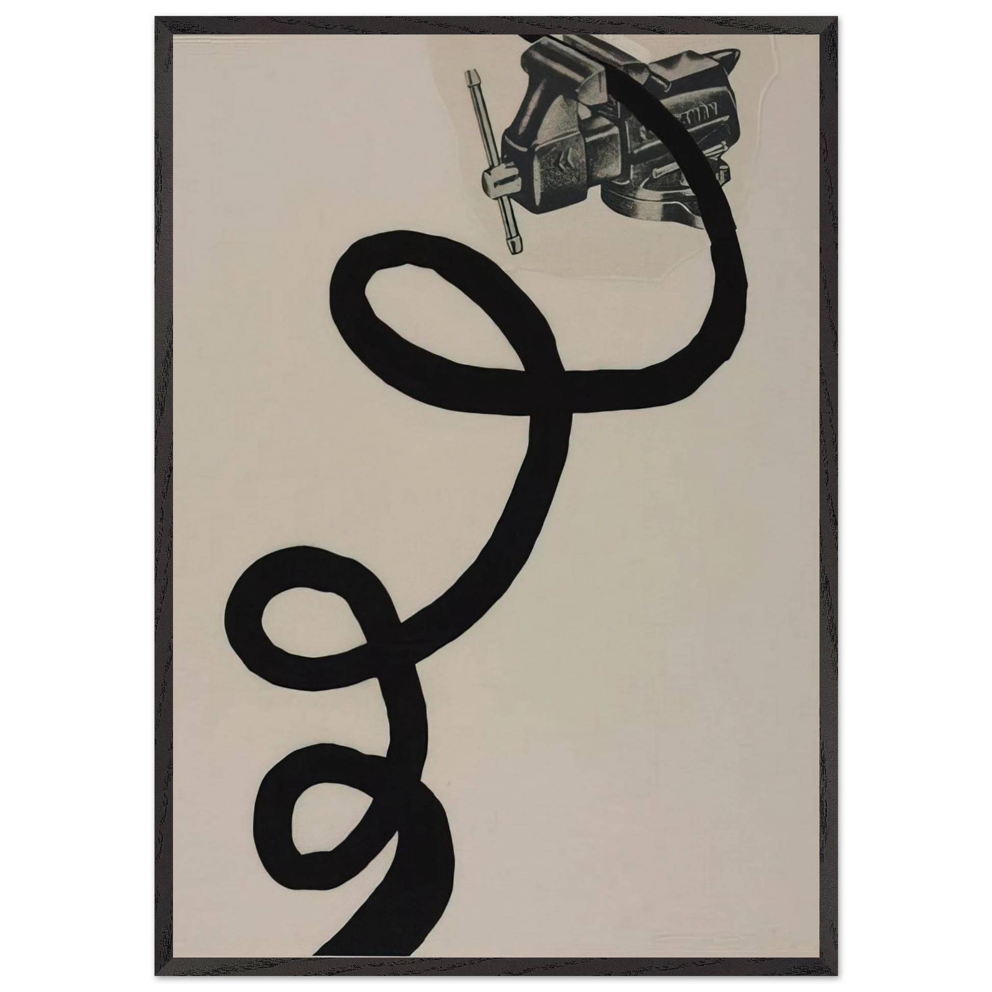 TOOL BOX 9 1966 - Jim Dine Framed Art Print – Black Wooden Frame - Default Title - -Framed Art Print