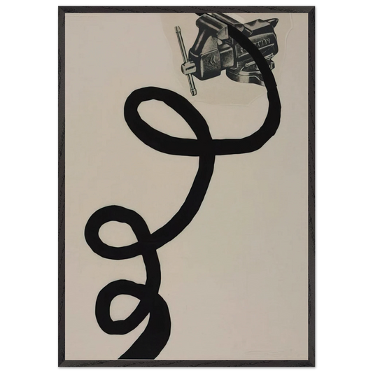 TOOL BOX 9 1966 - Jim Dine Framed Art Print – Black Wooden Frame - Default Title - -Framed Art Print