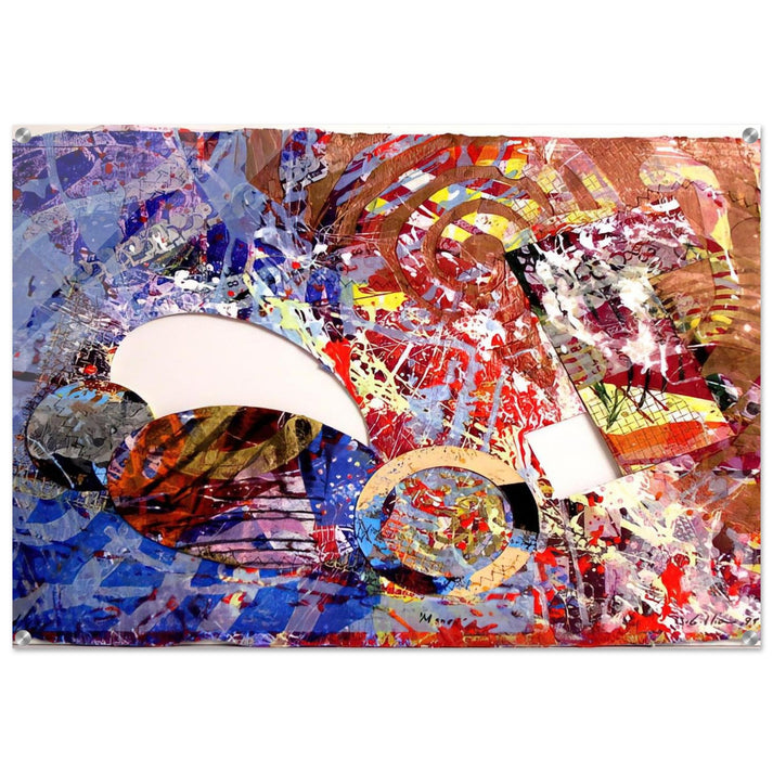 Manet I - Sam Gilliam Acrylic Print - 70x100 cm / 28x40″ inches