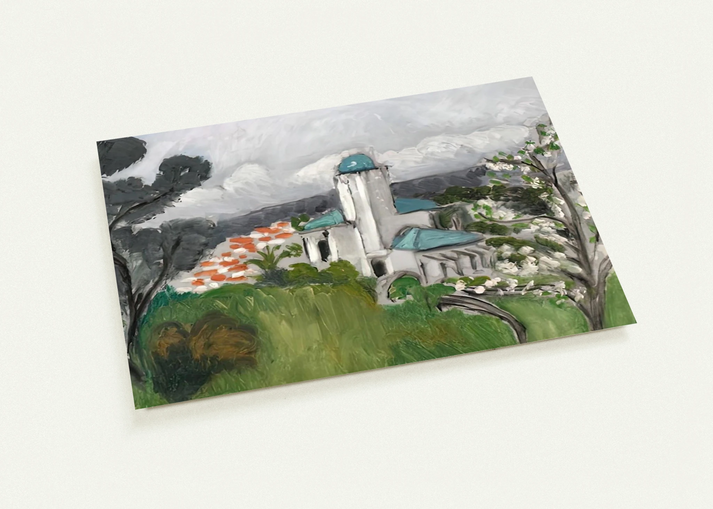 LA VILLA BLEUE 1918 By Henri Matisse Pack of 10 Post Cards | Henri Matisse Post Cards | A6 (10.5 x 14.8 cm) - 4.1 x 5.8 inches