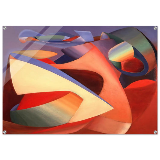 Lutte as Ciel - 1937 - John Ferren Acrylic Print - 70x100 cm / 28x40″ inches