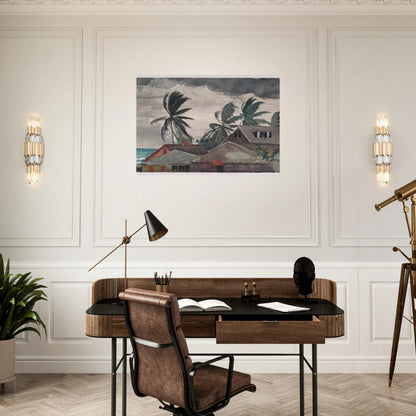 HURRICANE BAHAMAS 1898 - Winslow Homer Brushed Aluminum Print - 70x100 cm / 28x40 inches | Winslow Homer Aluminum Print | Winslow Homer Prints