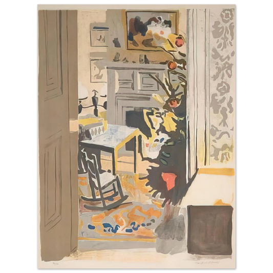 Fairfield Porter - THE CHRISTMAS TREE 1971 Fine Art Poster - Default Title