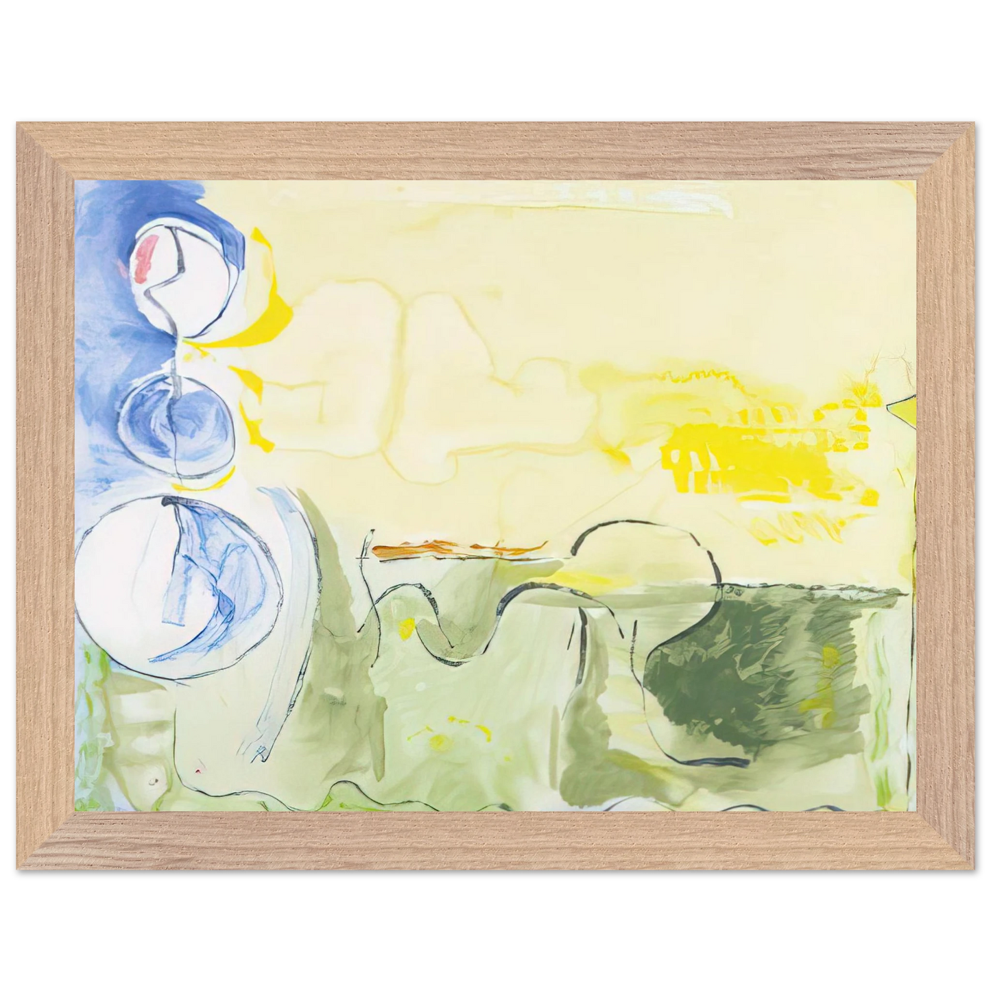 Helen Frankenthaler - Flotilla - 2006 Wall art - 50x70 cm / 20x28 inches - Fine Art Poster - -