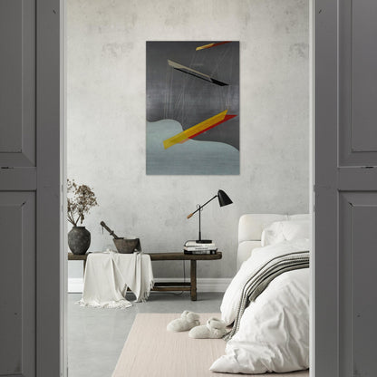 Sil I - Laszlo Moholy-Nagy Brushed Aluminum Print - 70x100 cm / 28x40 inches | Laszlo Moholy-Nagy Aluminum Print | Laszlo Moholy-Nagy Prints