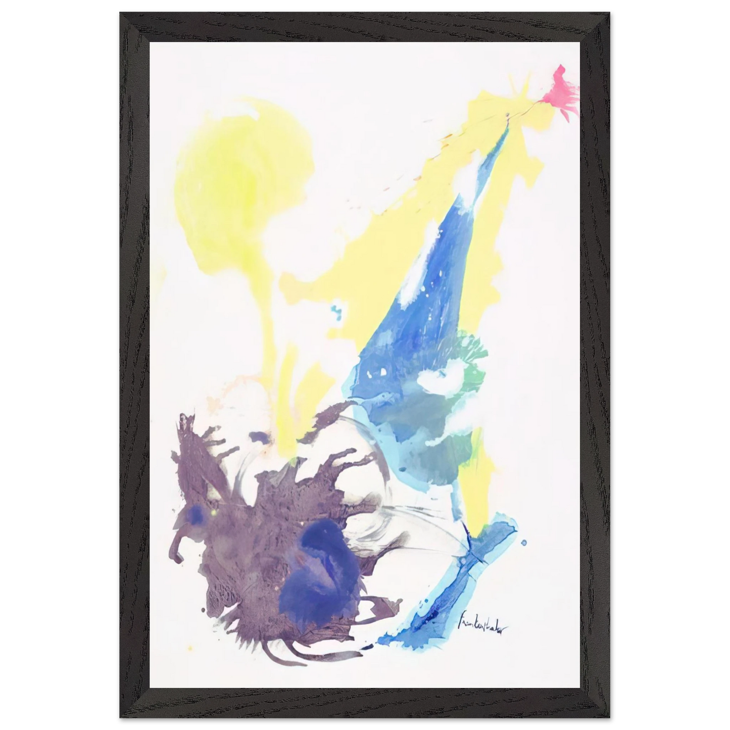 Helen Frankenthaler - Moving Day - 1961 Wall art - A3 (29.7 x 42  cm) - Fine Art Poster - -