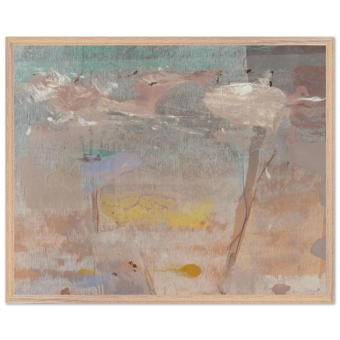 Helen Frankenthaler - Monotype I - 1981 Wall art - 30x40 cm / 12x16 inches - Fine Art Poster - -