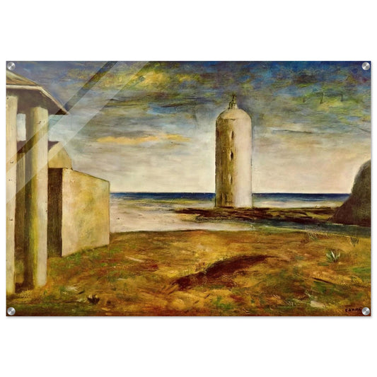 EL FARO 1928 - Carlo Carra Acrylic Print - 70x100 cm / 28x40″ inches