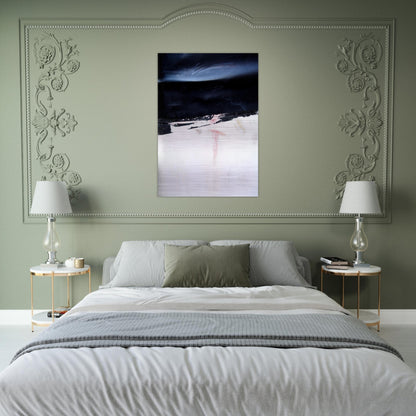 Orage - Art Informel - Nicolas de Stael Brushed Aluminum Print - 70x100 cm / 28x40 inches | Nicolas de Stael Aluminum Print | Nicolas de Stael Prints