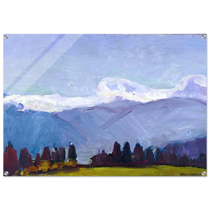 GREEN NEEDLES ON THE CROSS JAVERNAZ 1901 - Henri Matisse Acrylic Print - 70x100 cm / 28x40″ inches