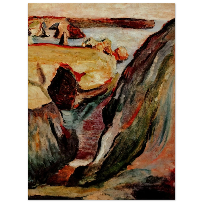 Henri Matisse - ROCHERS A BELLE ILE 1896  75x100 cm / 30x40inches Fine Art Poster