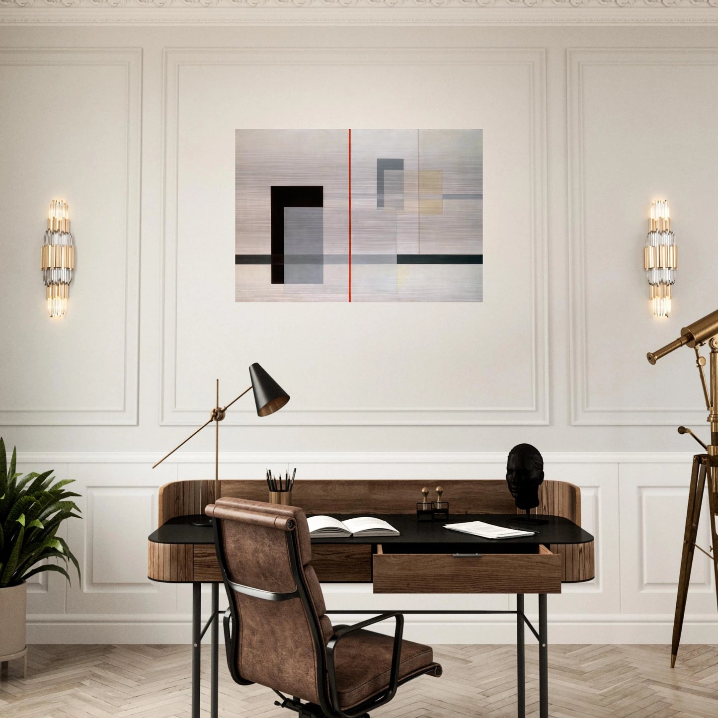 K VII - Laszlo Moholy-Nagy Brushed Aluminum Print - 70x100 cm / 28x40 inches | Laszlo Moholy-Nagy Aluminum Print | Laszlo Moholy-Nagy Prints