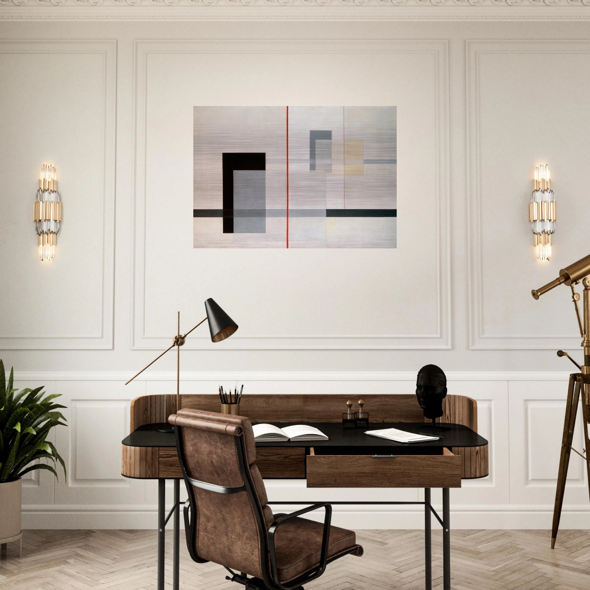 K VII - Laszlo Moholy-Nagy Brushed Aluminum Print - 70x100 cm / 28x40 inches | Laszlo Moholy-Nagy Aluminum Print | Laszlo Moholy-Nagy Prints