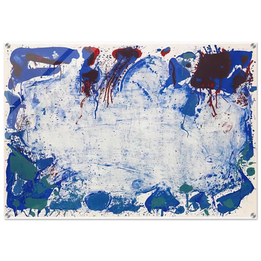 Happy Death Stone - Sam Francis Acrylic Print - 70x100 cm / 28x40″ inches
