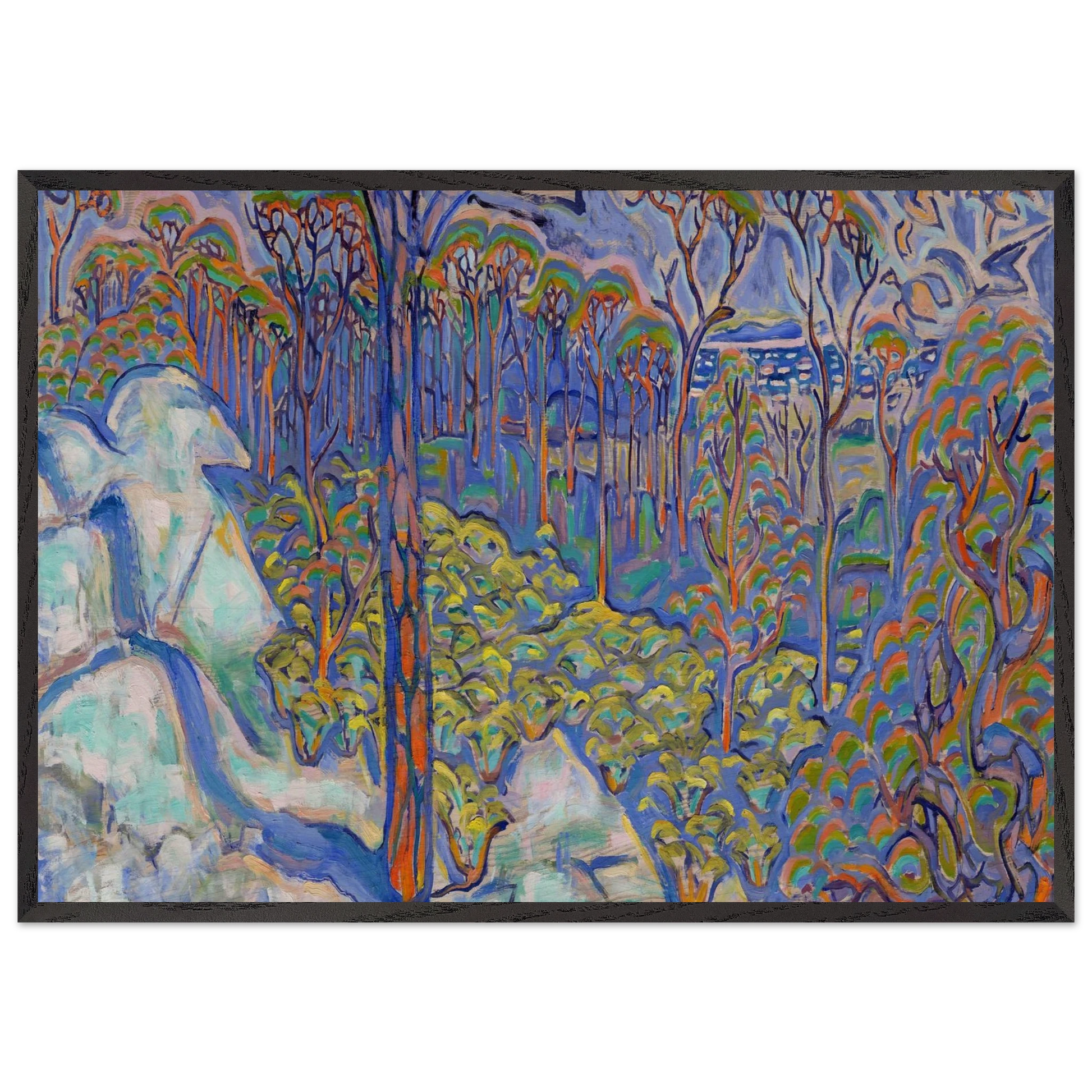 Walter Anderson N27 - Walter Inglis Anderson Framed Art Print – Black Wooden Frame - Default Title - -Framed Art Print