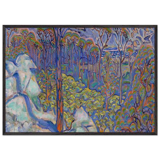 Walter Anderson N27 - Walter Inglis Anderson Framed Art Print – Black Wooden Frame - Default Title - -Framed Art Print