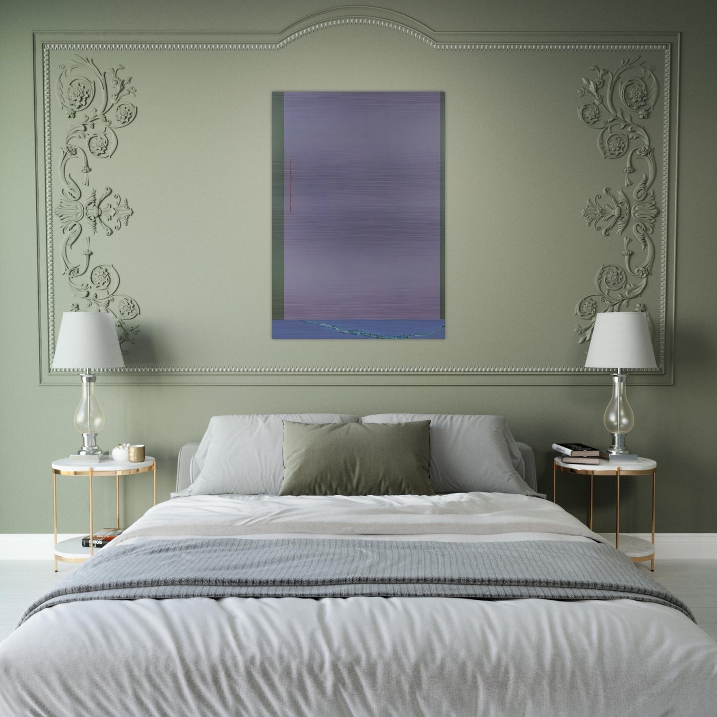 Infinity Field, Nemea Series #4 - 1973 - Theodoros Stamos Brushed Aluminum Print - 70x100 cm / 28x40 inches | Theodoros Stamos Aluminum Print | Theodoros Stamos Prints