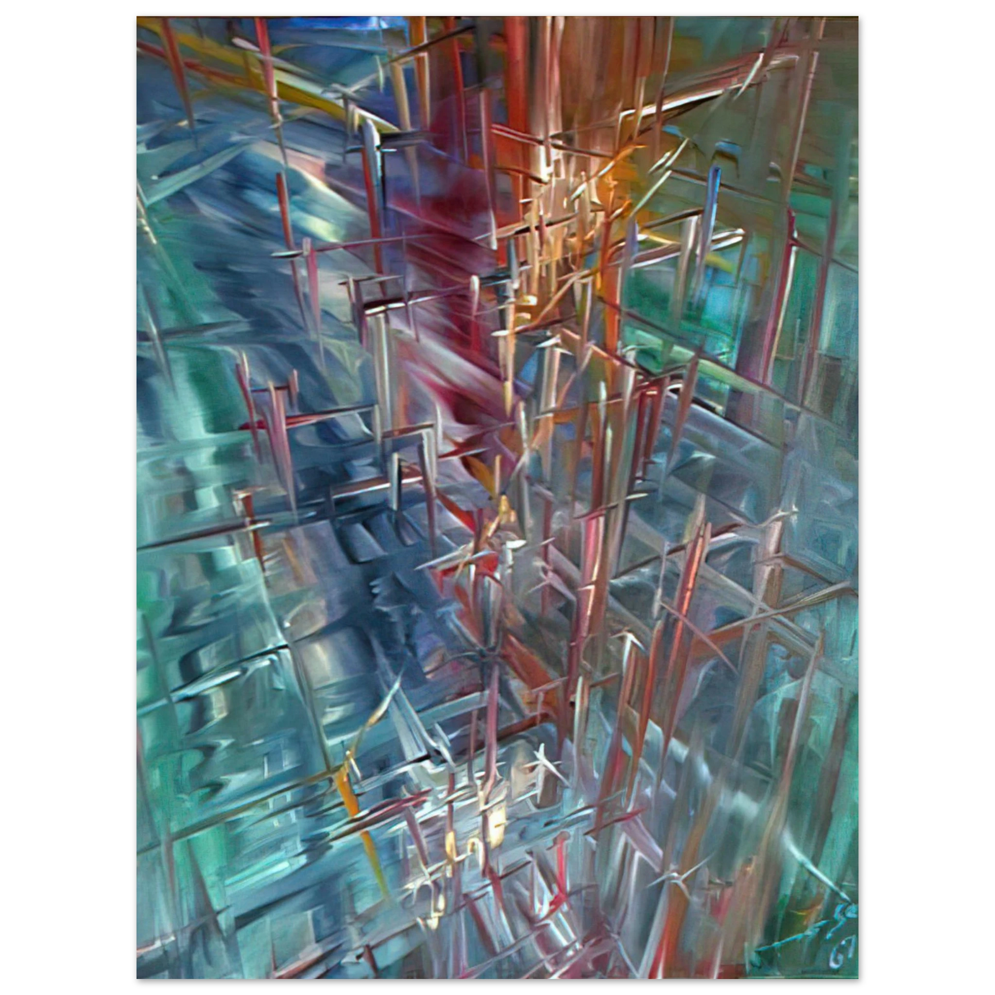 Konrad Zuse - Calculating Space Fine Art Poster - Default Title