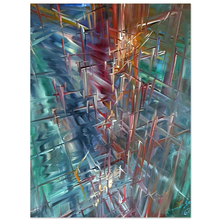 Konrad Zuse - Calculating Space  75x100 cm / 30x40inches Fine Art Poster