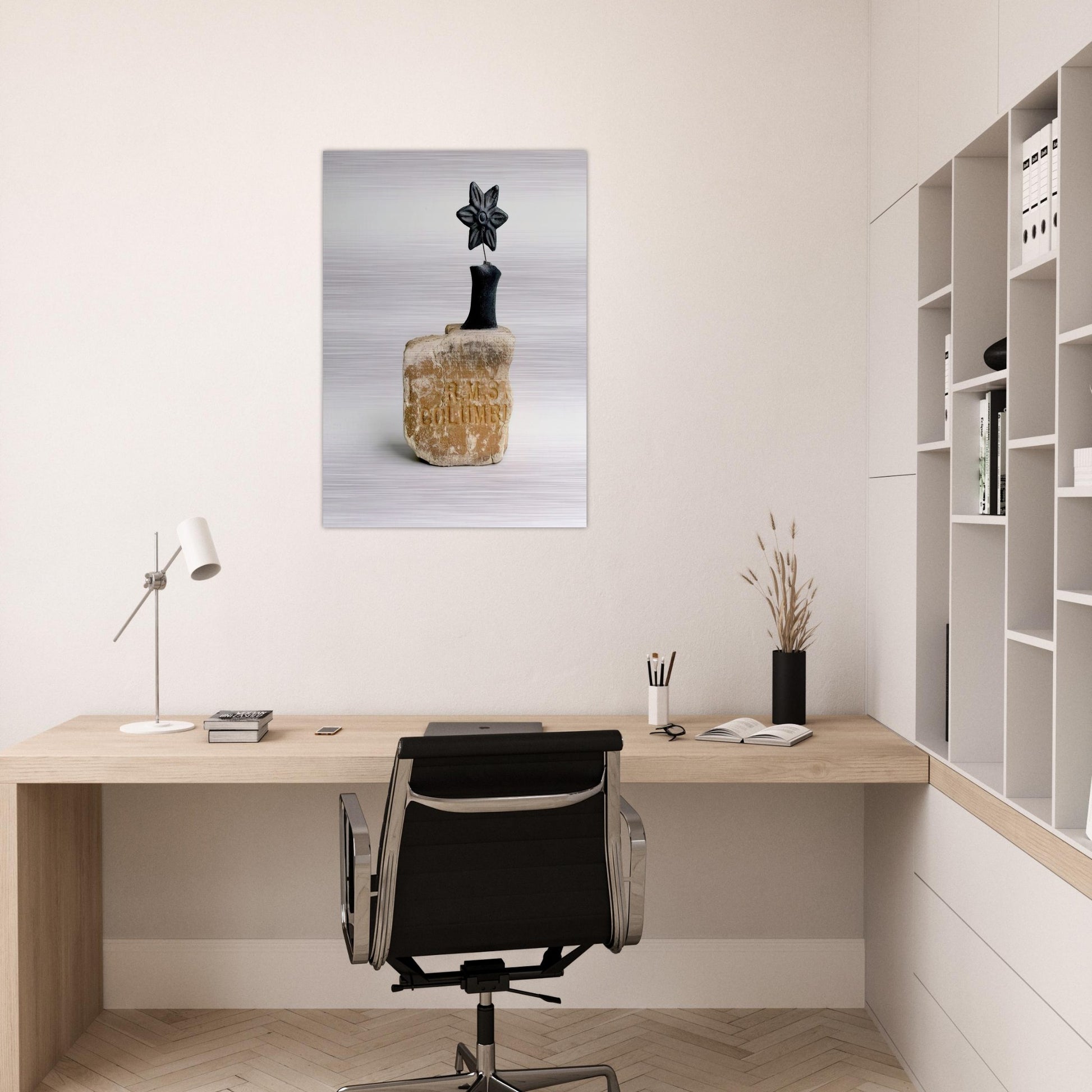 UNTITLED 1995 - Robert Rauschenberg Brushed Aluminum Print - 70x100 cm / 28x40 inches | Robert Rauschenberg Aluminum Print | Robert Rauschenberg Prints