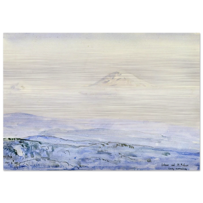 Adams and St. Helen's, Early Morning - Childe Hassam Brushed Aluminum Print - 70x100 cm / 28x40 inches | Childe Hassam Aluminum Print | Childe Hassam Prints