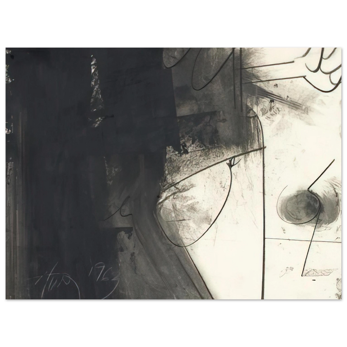 Hassel Smith - Untitled - 1963  75x100 cm / 30x40inches Fine Art Poster