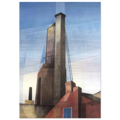 Aucassin and Nicolette - 1921 - Charles Demuth Brushed Aluminum Print - 70x100 cm / 28x40 inches | Charles Demuth Aluminum Print | Charles Demuth Prints