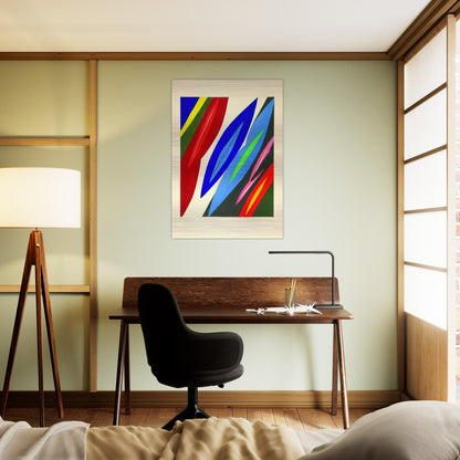 Farblitho 1968 - 2 NOR - 1968 - Ernst Wilhelm Nay Brushed Aluminum Print - 70x100 cm / 28x40 inches | Ernst Wilhelm Nay Aluminum Print | Ernst Wilhelm Nay Prints