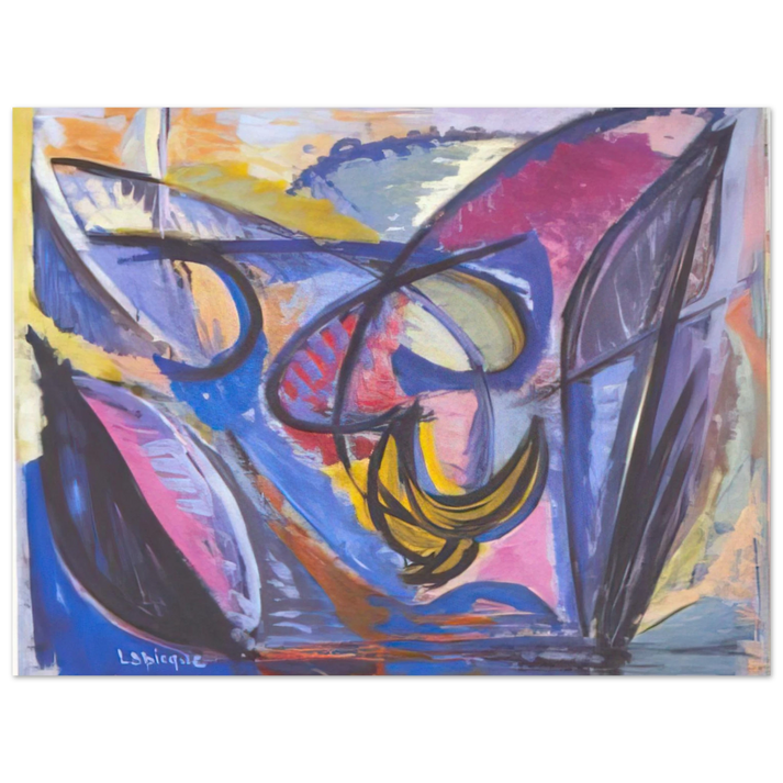 Charles Lapicque - Rencontre dans la campagne - 1944  75x100 cm / 30x40inches Fine Art Poster