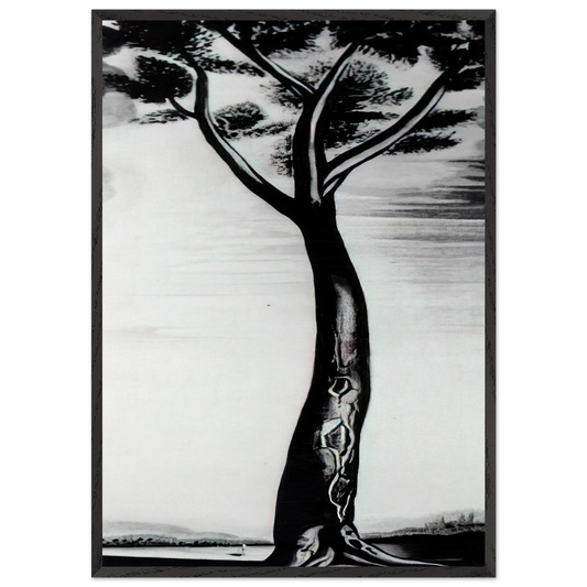 The Tree N3 - Salvador Dali Framed Art Print – Black Wooden Frame - Default Title - -Framed Art Print
