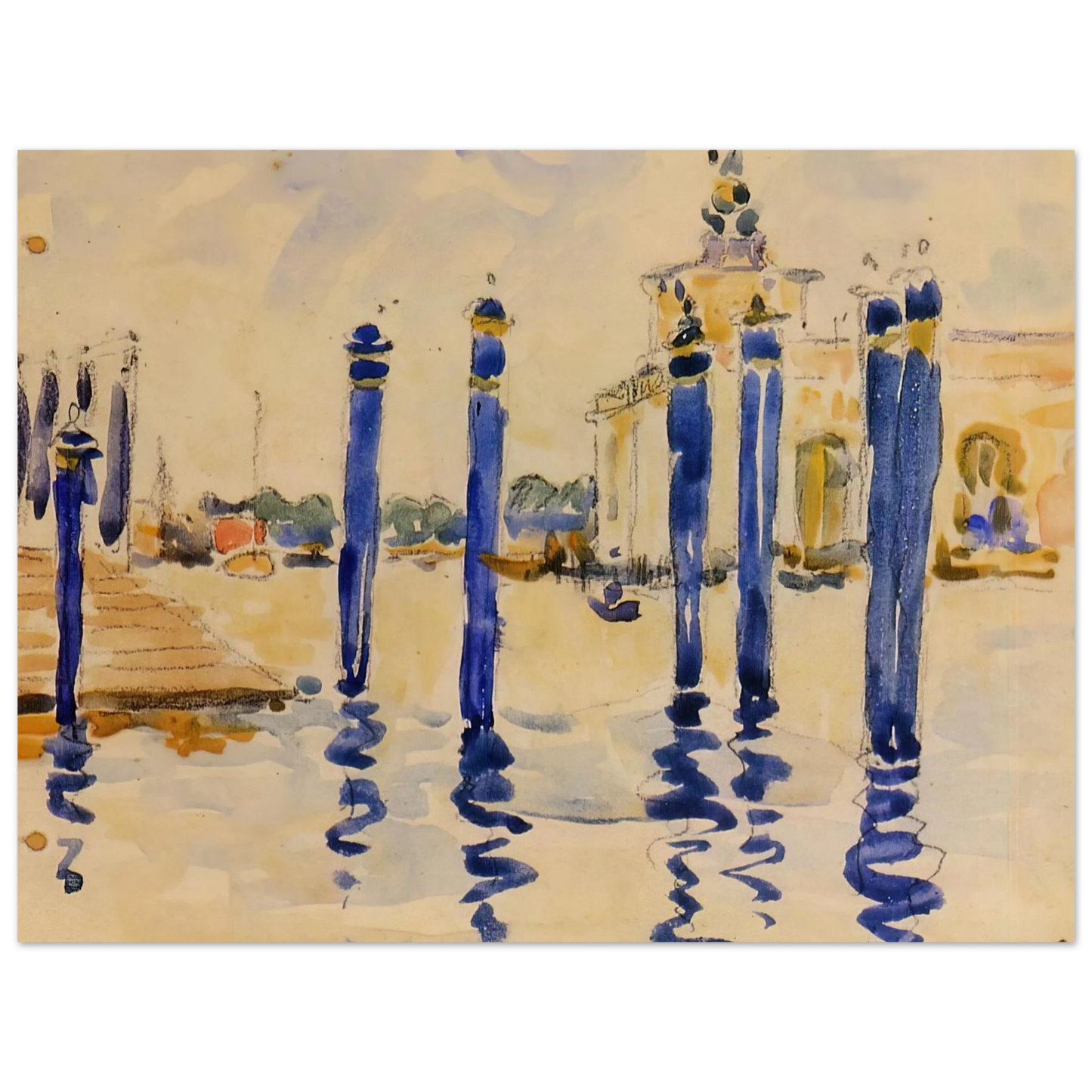 Henri-Edmond Cross - La Donana, Venice Fine Art Poster - Default Title