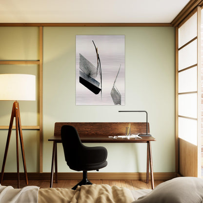Rivage - Abstract Expressionism - Toko Shinoda Brushed Aluminum Print - 70x100 cm / 28x40 inches | Toko Shinoda Aluminum Print | Toko Shinoda Prints