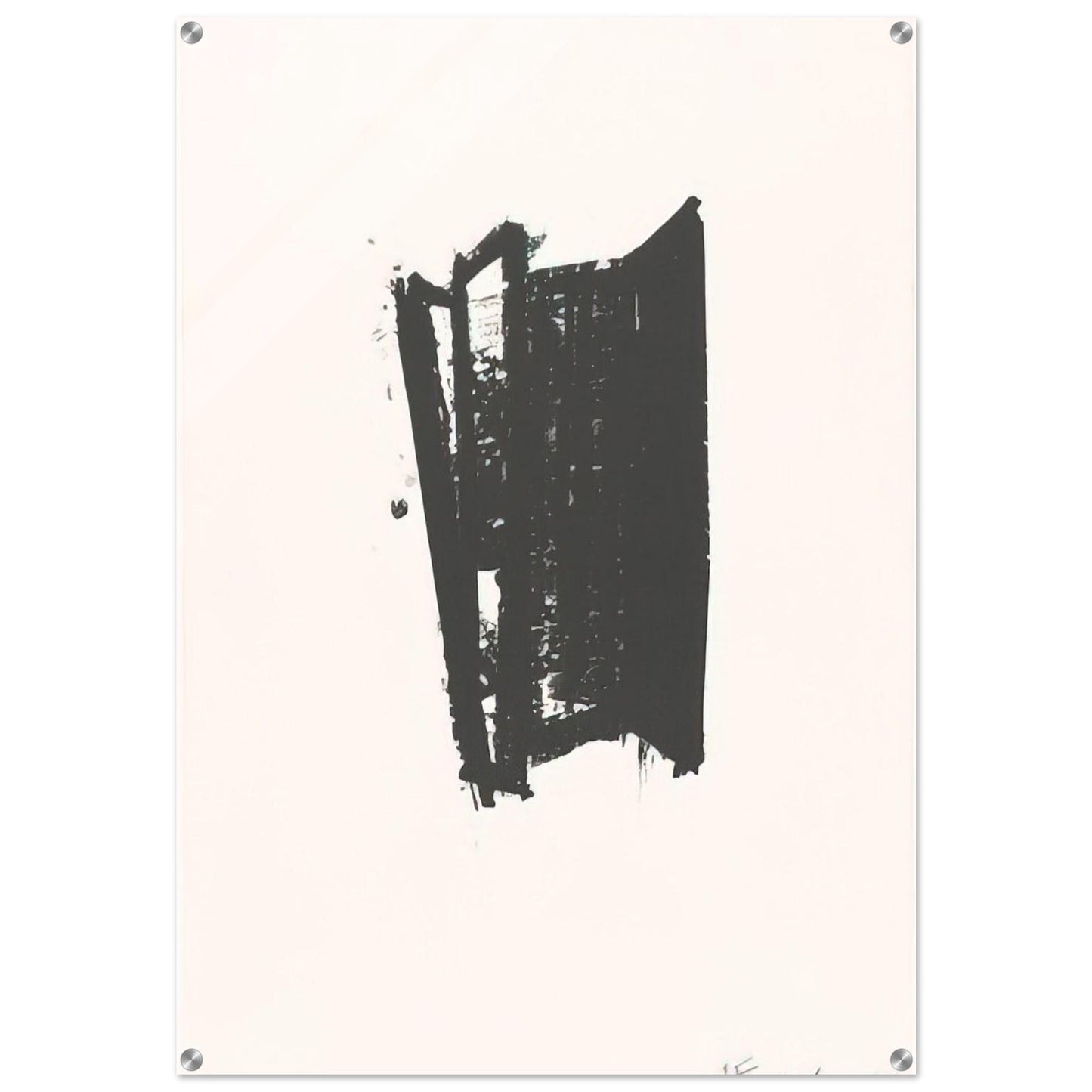 SKETCH 6 1981 - Richard Serra Acrylic Print - 70x100 cm / 28x40″ inches | Richard Serra Wall Art | Richard Serra Prints