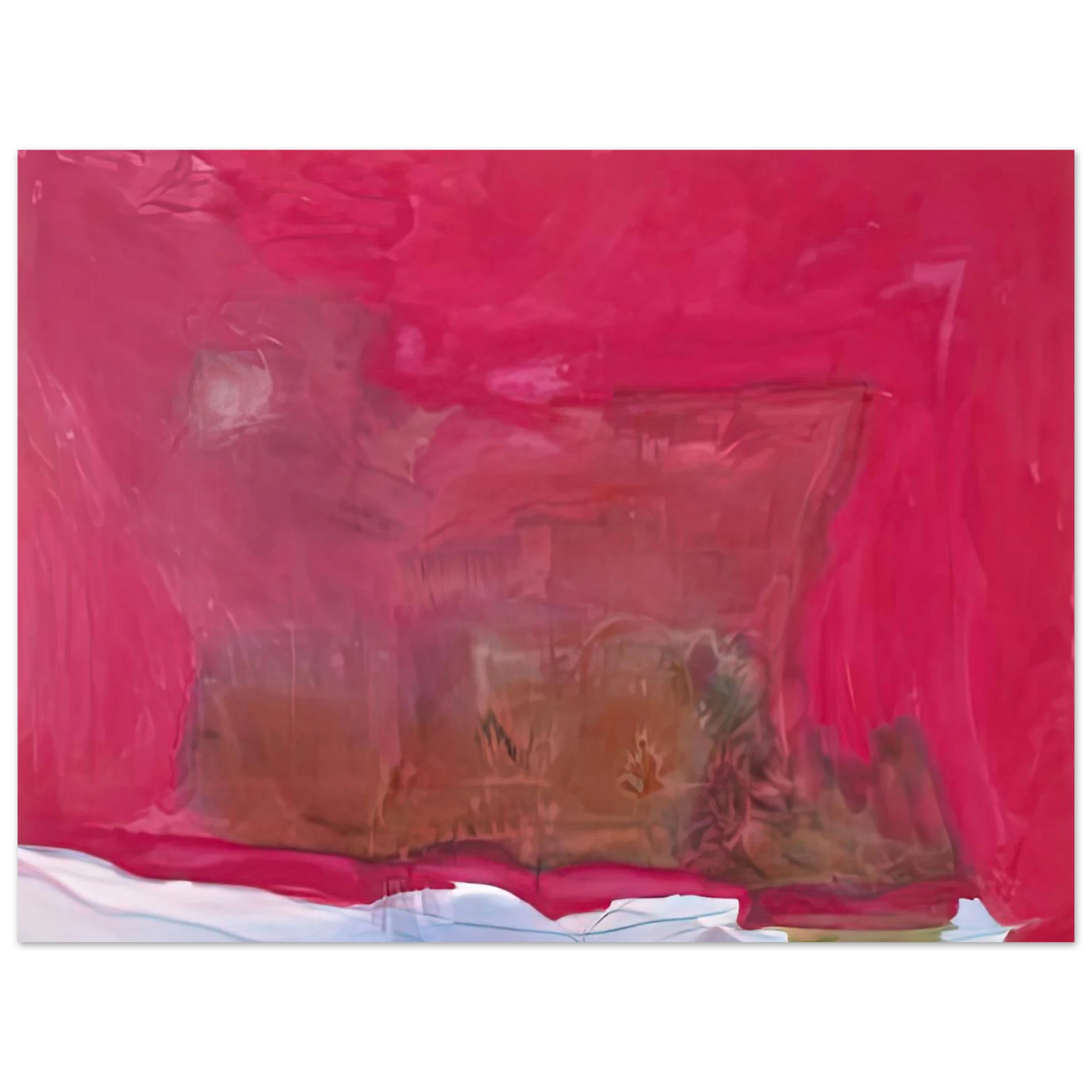 Helen Frankenthaler - Renaissance, 1971- Wall Art - 21x29.7 cm / 8x12" - Premium Wooden Framed Poster With Fine Art Paper - Black frame
