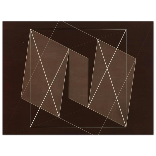 Josef Albers - TRANSFORMATION OF A SCHEME NO 19 1950 Fine Art Poster - Default Title