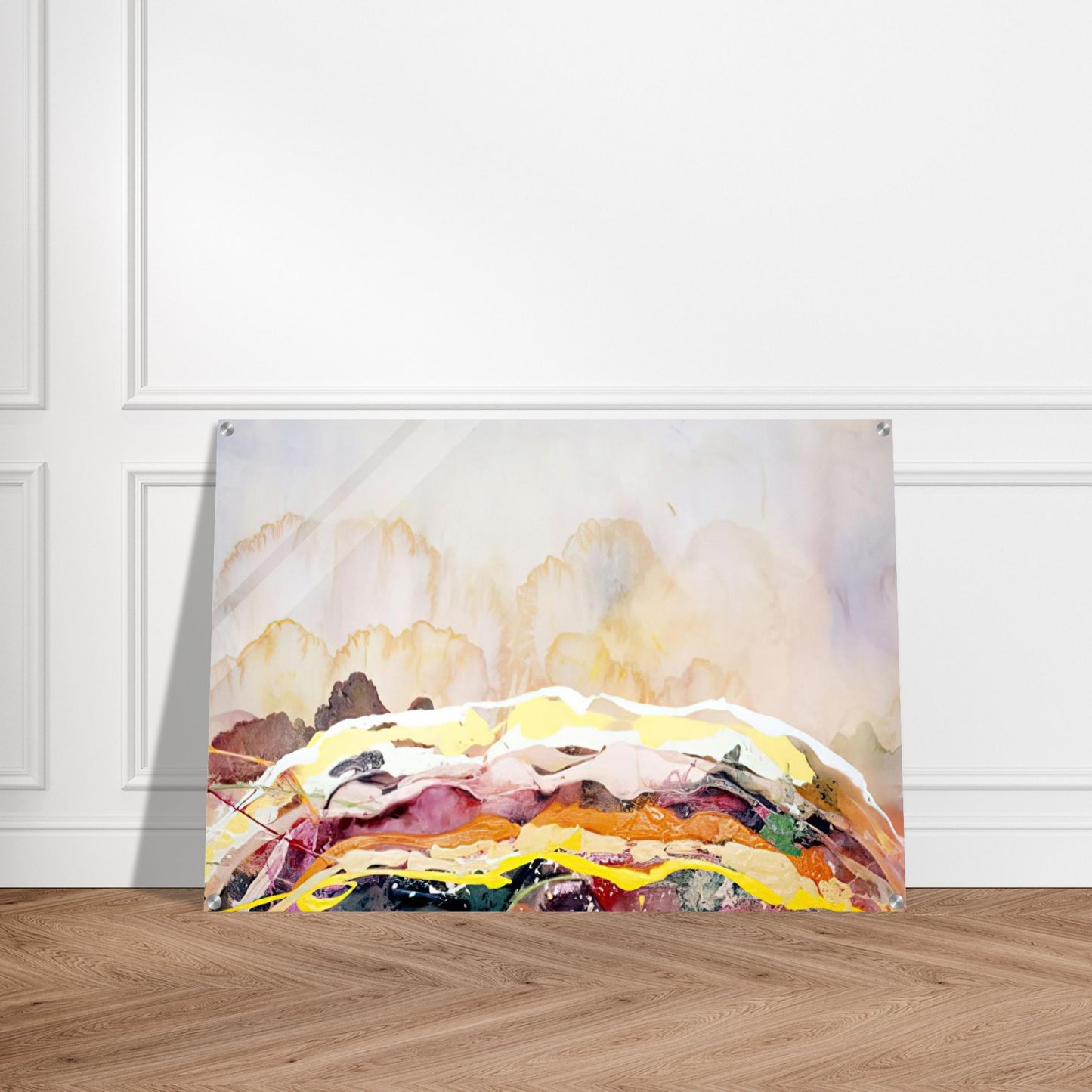 Danish Opera - 1969 - Ronnie Landfield Acrylic Print - 70x100 cm / 28x40″ inches | Ronnie Landfield Wall Art | Ronnie Landfield Prints