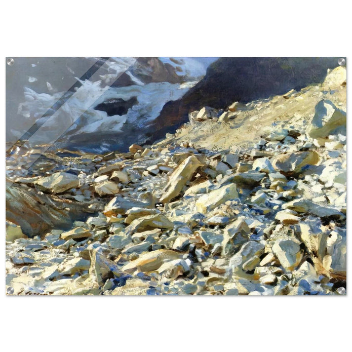 The Moraine - John Singer Sargent Acrylic Print - 70x100 cm / 28x40″ inches