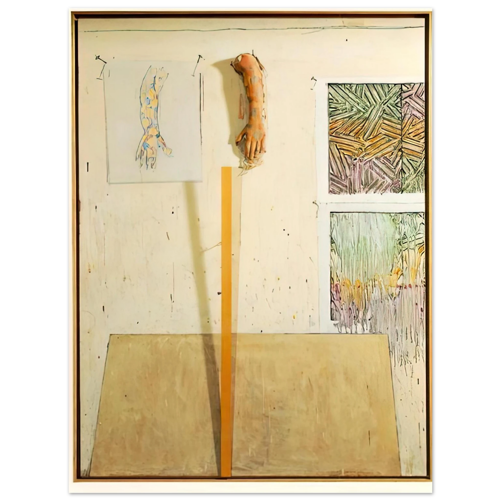 Jasper Johns - IN THE STUDIO Fine Art Poster - Default Title