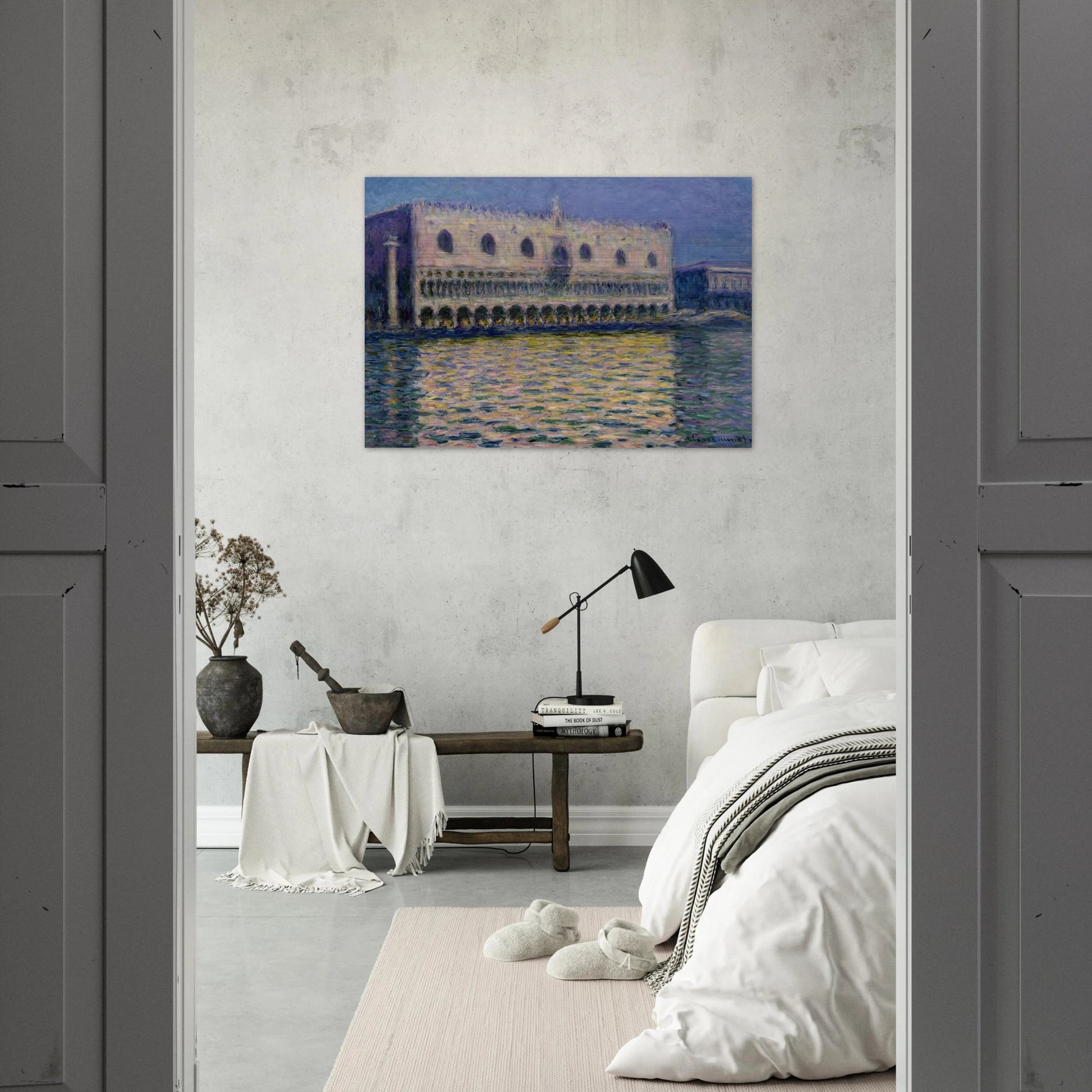The Palazzo Ducale - claude monet Brushed Aluminum Print - 70x100 cm / 28x40 inches | claude monet Aluminum Print | claude monet Prints
