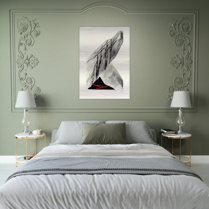 Snow - 1982 - Toko Shinoda Brushed Aluminum Print - 70x100 cm / 28x40 inches | Toko Shinoda Aluminum Print | Toko Shinoda Prints