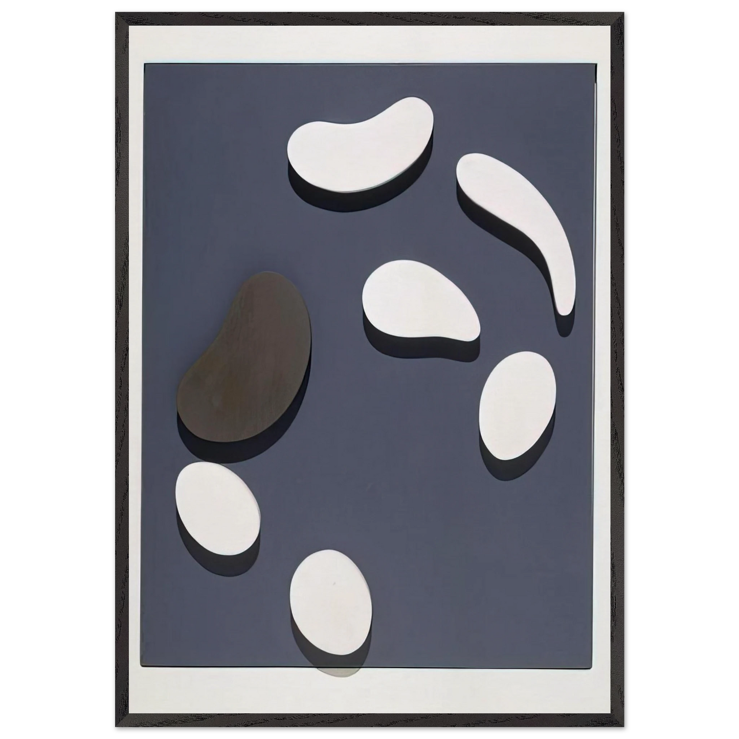 Untitled N8 - Jean Arp Framed Art Print – Black Wooden Frame - Default Title - -Framed Art Print