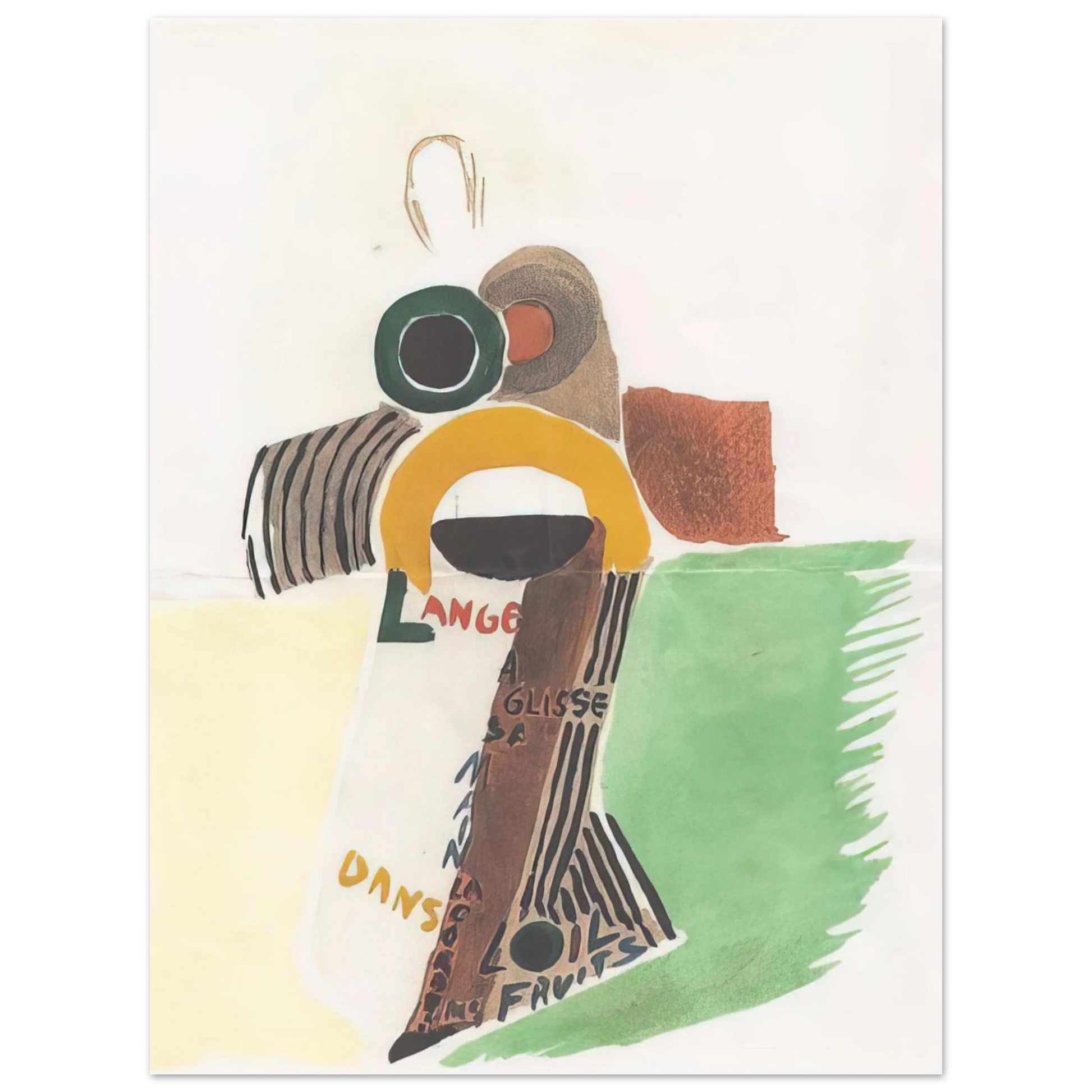 Sonia Delaunay - ROBE POEME L ANGE A GLISSE 1922 Fine Art Poster - Default Title