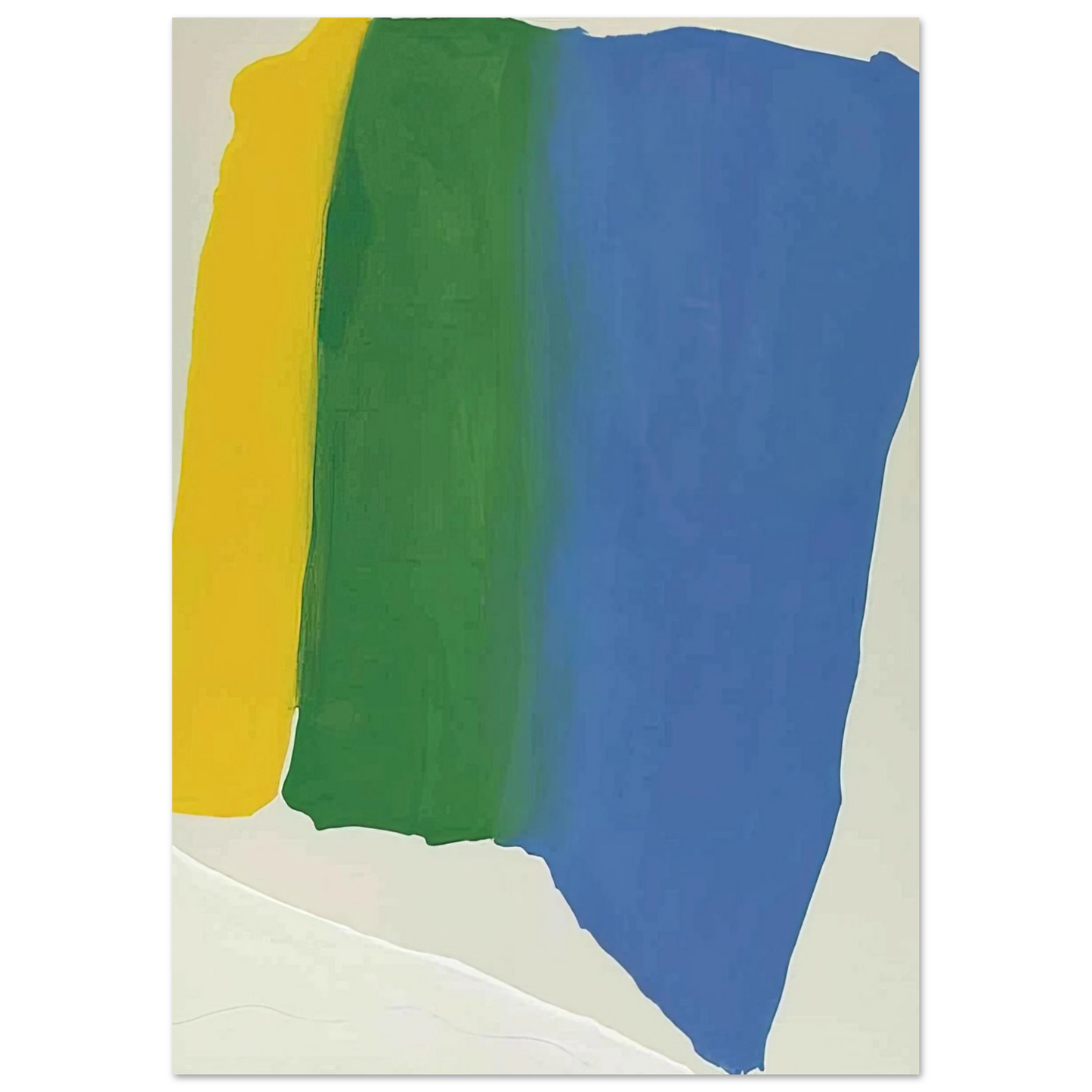 Helen Frankenthaler - Summer Insignia - 1969 Wall art - A2 (42 x 59.4  cm) - Fine Art Poster - -