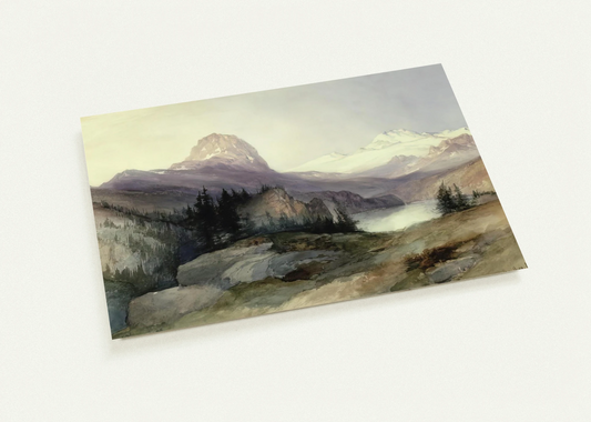 In the Bighorn Mountains By Thomas Moran Pack of 10 Post Cards | Thomas Moran Post Cards | A6 (10.5 x 14.8 cm) - 4.1 x 5.8 inches
