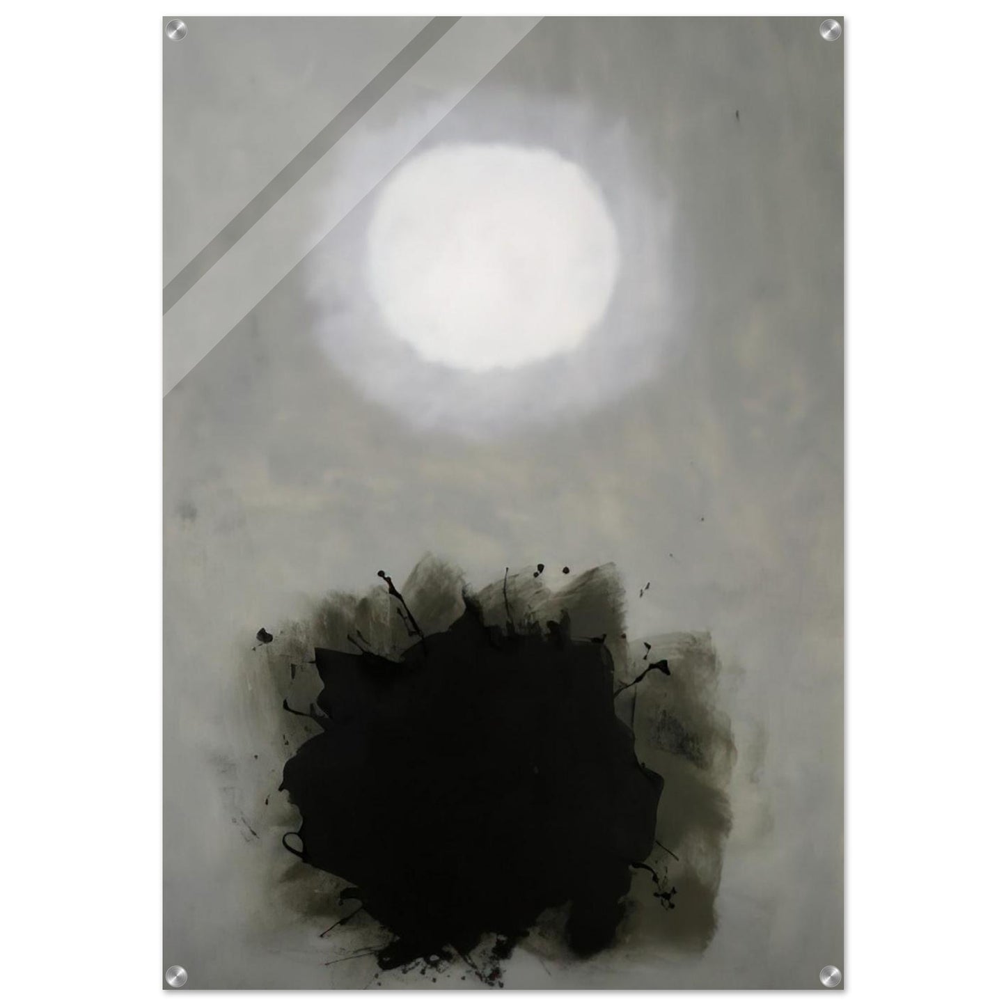 Mist - 1961 - Adolph Gottlieb Acrylic Print - 70x100 cm / 28x40″ inches | Adolph Gottlieb Wall Art | Adolph Gottlieb Prints