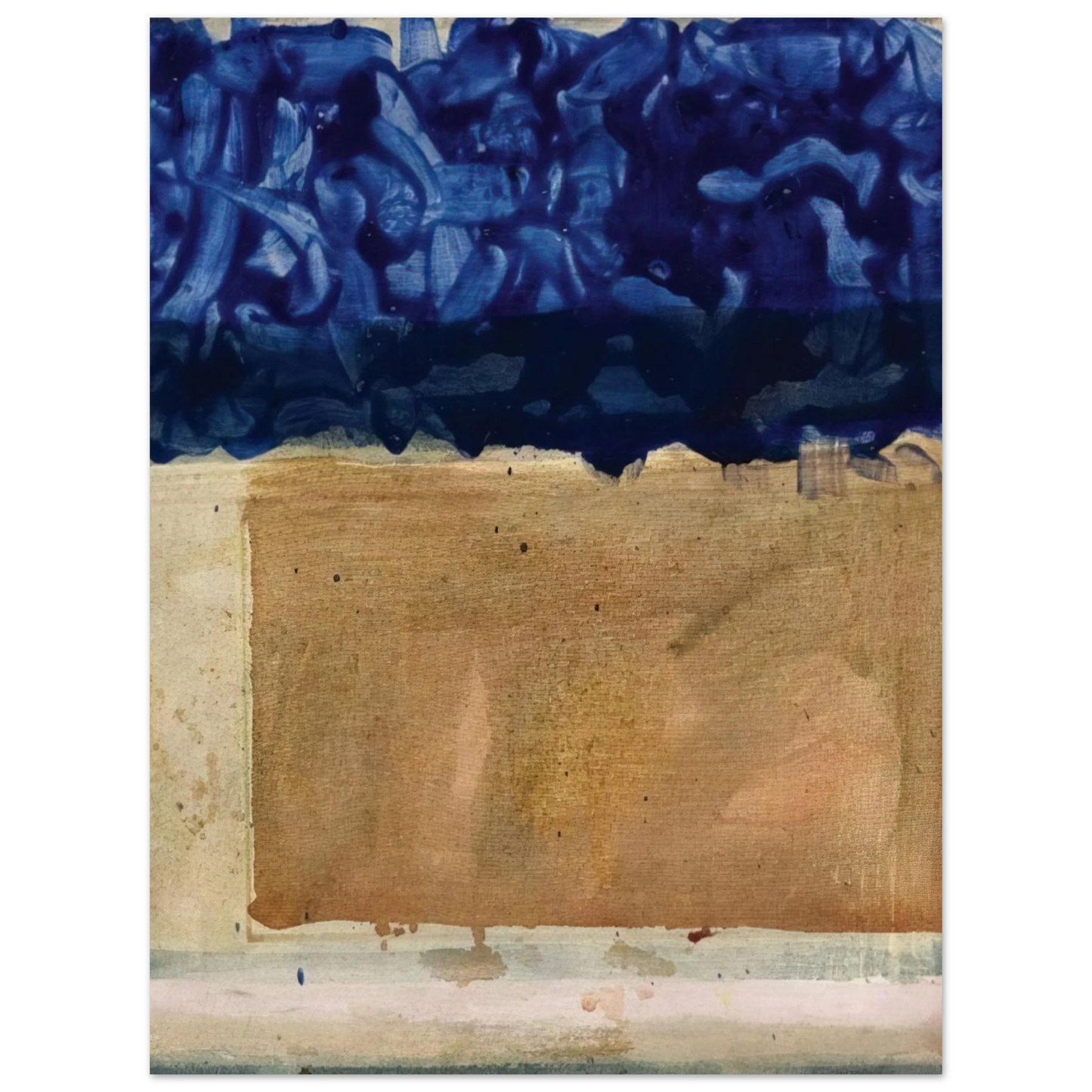 Helen Frankenthaler - Shoreline - 1952 Wall art - 21x29.7 cm / 8x12" - Fine Art Poster - -
