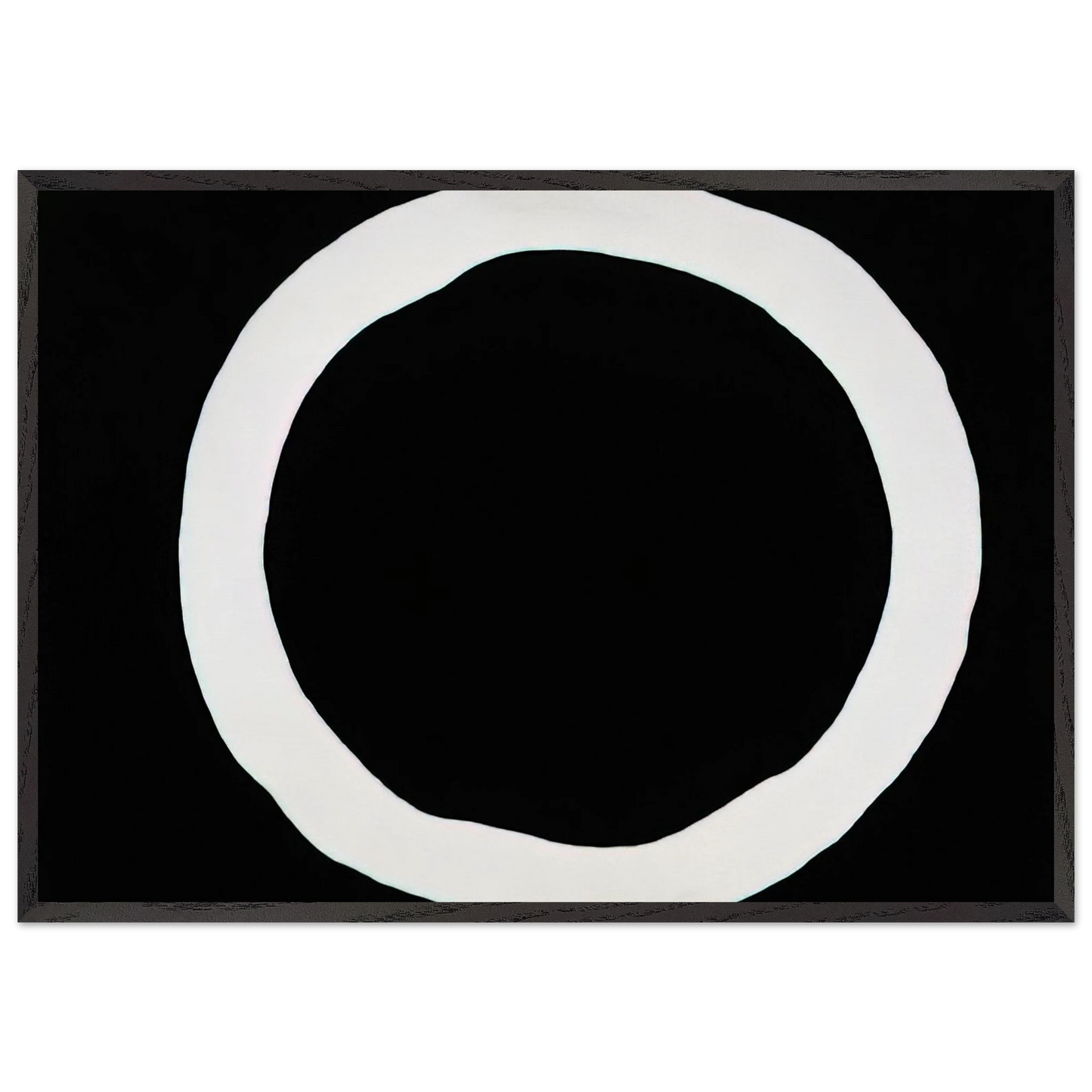 To Marthas Memory - 1970 - Jiro Yoshihara Framed Art Print – Black Wooden Frame - Default Title - -Framed Art Print